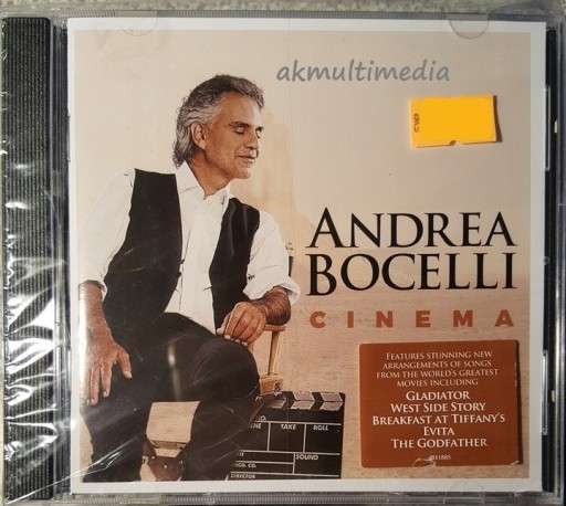 Zdjęcie oferty: Andrea Bocelli Cinema CD nowy folia