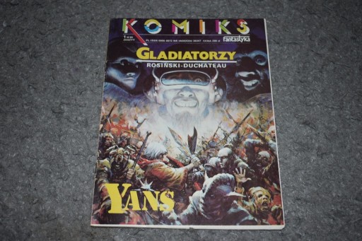 Zdjęcie oferty: Komiks fantastyka Yans Gladiatorzy zeszyt 6 1989 