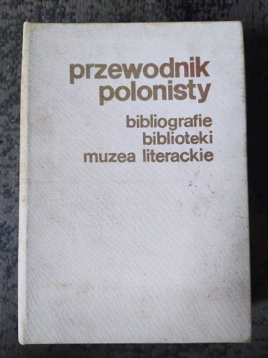Zdjęcie oferty:  Przewodnik polonisty J. Czachowska R. Loth 1989