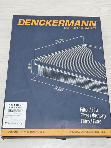 Zdjęcie oferty: Filtr kabinowy denckermann M11 0191 nowy