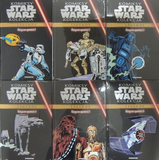 Zdjęcie oferty: StarWars Kolekcja Legendy Klasyczne Opowieści 1-6 