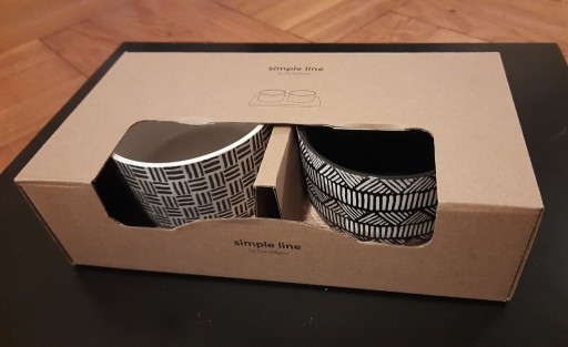 Zdjęcie oferty: ZESTAW TAPAS HOME&YOU – 2 MISECZKI + DREWNIANA PODSTAWKA – NOWY