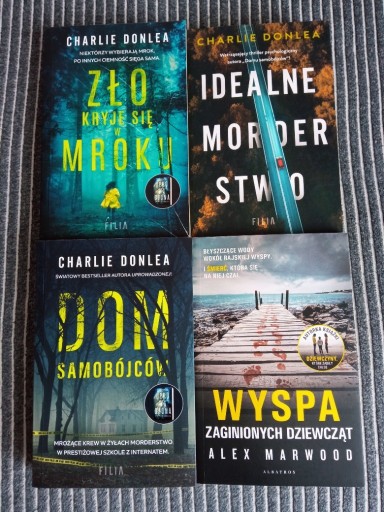 Zdjęcie oferty: Charlie Donlea-Dom samobójców, Idealne morderstwo.