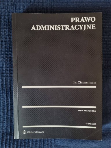 Zdjęcie oferty: Prawo administracyjne – J. Zimmermann