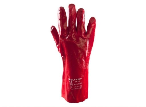 Zdjęcie oferty: Rękawice powlekane POLYRED długie 35 cm, XL (10) 