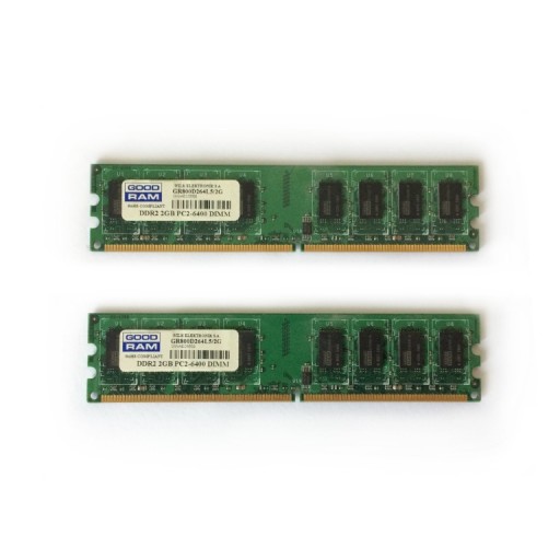 Zdjęcie oferty: RAM 4GB (2x2) DDR2 DIMM 800MHz CL5