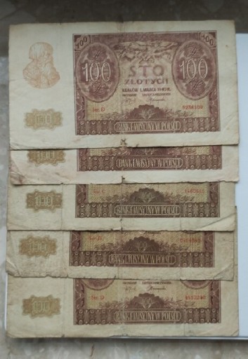 Zdjęcie oferty: 100 złotych 1940 Kraków 1 marca