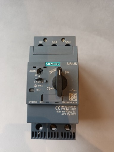 Zdjęcie oferty: Wyłącznik silnikowy Siemens 3RV2031-4JA10 54-65A