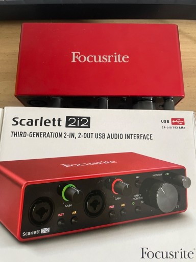 Zdjęcie oferty: Focusrite Scarlett 2i2 3gen USB audio interface