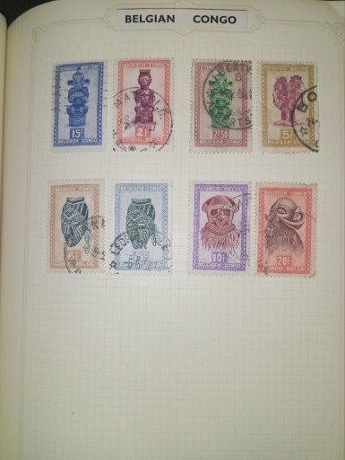 Zdjęcie oferty: Znaczki pocztowe stare Belgia Congo