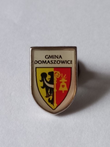 Zdjęcie oferty: Herb gmina Domaszowice przypinka pin odznaka