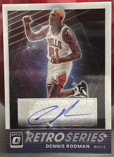 Zdjęcie oferty: Dennis Rodman karta NBA autograf Chicago Bulls /99