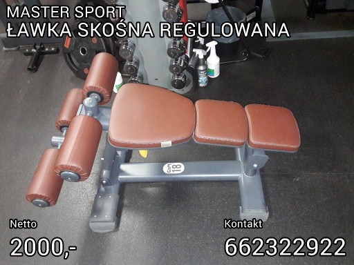 Zdjęcie oferty: Master Sport ławeczka do ćwiczeń mięśni brzucha