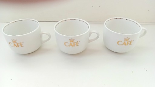 Zdjęcie oferty: MK CAFE FILIŻANKI DO KAWY WYSOKOŚĆ 6CM | 3 SZTUKI 