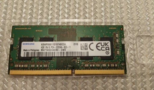 Zdjęcie oferty: pamięć DDR4 4GB 3200 Mhz Samsung
