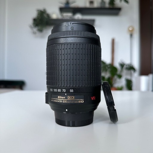 Zdjęcie oferty: Nikon Nikkor AF-S DX 55-200 mm f/4-5.6G IF-ED VR | BDB