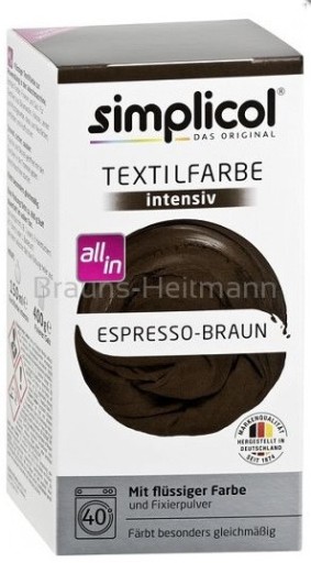 Zdjęcie oferty: SIMPLICOL Farba Do Tkanin Brąz Espresso