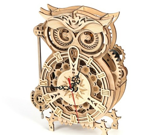 Zdjęcie oferty: Makieta zegara sowy 3D NATURE & DÈCOUVERTRS