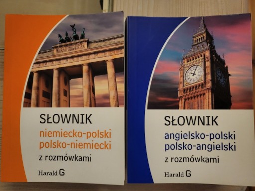 Zdjęcie oferty: Słownik polsko-niemiecki i angielski rozmówki