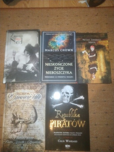 Zdjęcie oferty: Zestaw 5 książek, Republika piratów, Opowieść kata