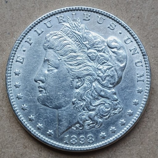 Zdjęcie oferty: Dolar Morgan 1898 ,Ag900. N: 5.884.735 szt !!  USA