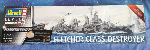 Zdjęcie oferty: Revell 1:144 Fletcher Class Destroyer Platinum 