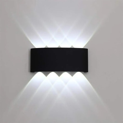 Zdjęcie oferty: L191 Lampa ścienna LED, aluminium czarna