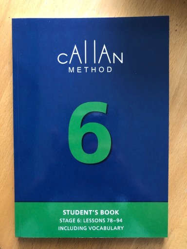 Zdjęcie oferty: Callan Method - Student's book - Stage 6