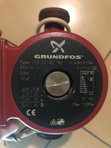 Zdjęcie oferty: Pompa obiegowa CO Grundfos UPS 25-40 180