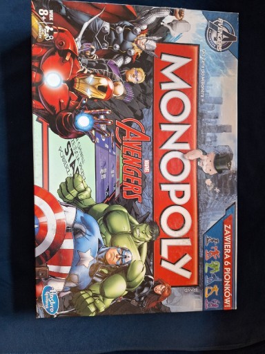 Zdjęcie oferty: Monopoly Avengers hasbro gra planszowa