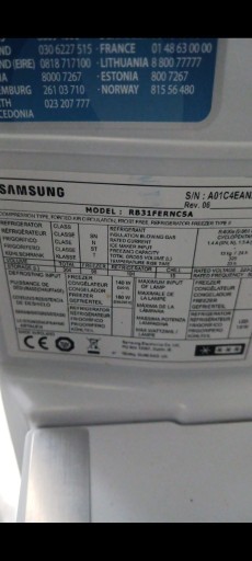 Zdjęcie oferty: Lodówka Samsung (grafitowy metaliczny)