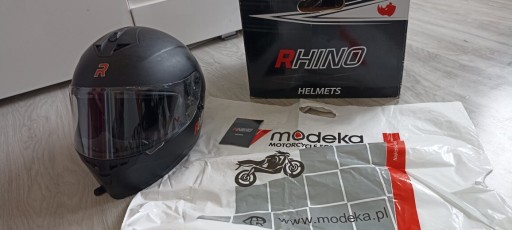 Zdjęcie oferty: Kask szczękowy Rhino Highway czarny mat rozmiar S