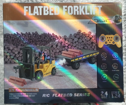 Zdjęcie oferty: ZDALNIE STEROWANY WÓZEK WIDŁOWY 2.4 GHZ Z EFEKTAMI DŹWIĘKU I ŚWIATŁA