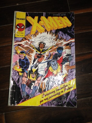 Zdjęcie oferty: komiks X-MAN po polsku 1/1992 TM-SEMIC