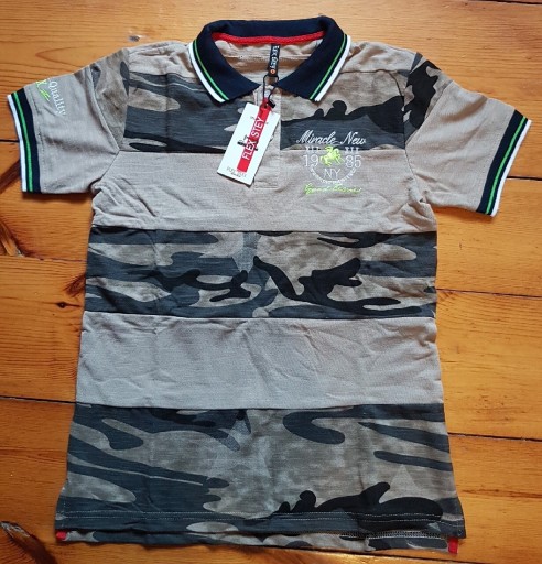 Zdjęcie oferty: Koszulka polo w odcieniach beżu - rozmiar L