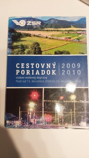 Zdjęcie oferty: Sieciowy Rozkład Jazdy Pociągów ZSSK Słowacja 2010