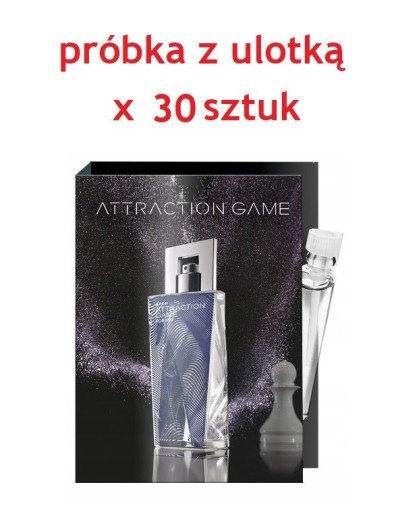 Zdjęcie oferty: Avon Attraction Game dla niego PRÓBKA z ul. 30 szt