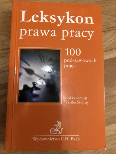 Zdjęcie oferty: Leksykon prawa pracy 100 podst. pojęć J.Stelina