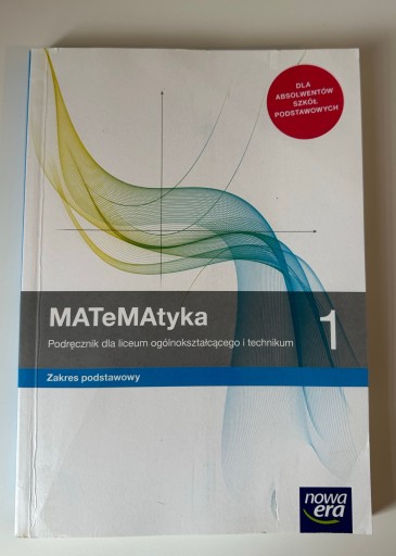 Zdjęcie oferty: MATeMAtyka 1 NOWA ERA podręcznik zakres podstawowy