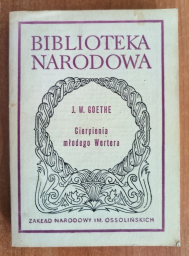 Zdjęcie oferty: Cierpienia młodego Wertera Goethe 