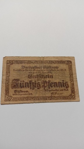 Zdjęcie oferty: 50 Pfennig 1918 rok Niemcy 