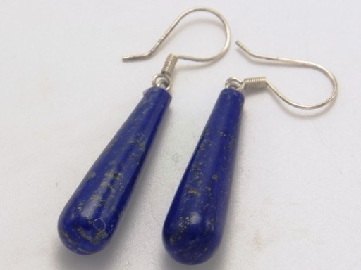 Zdjęcie oferty: lapis lazuli kolczyk (1483)