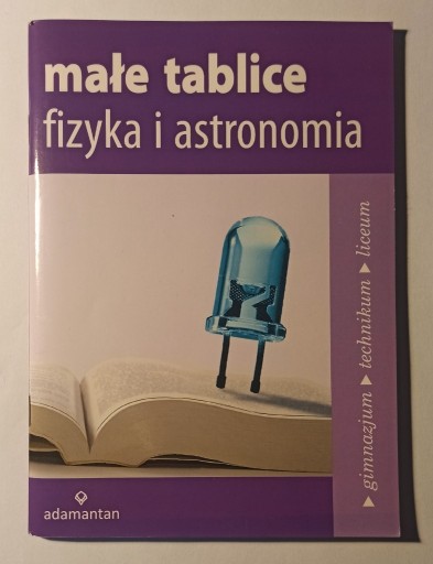 Zdjęcie oferty: Adamantan małe tablice fizyka i astronom. Mizerski