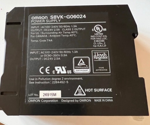 Zdjęcie oferty: Omron s8vk g06024