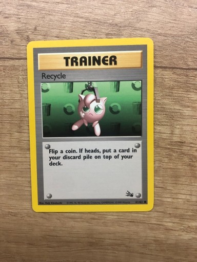 Zdjęcie oferty: Karta Pokemon Recycle Fossil 61/62