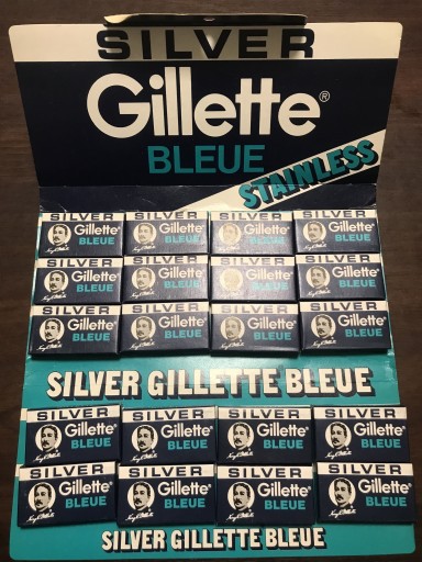 Zdjęcie oferty: Żyletki Gillette Silver Blue PRL 