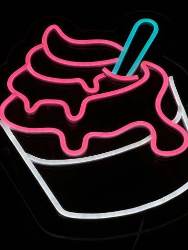 Zdjęcie oferty: Neon Flex Logo „Babeczka”