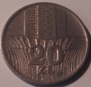 Zdjęcie oferty: Polska PRL 20 zł wieżowiec 1973r.