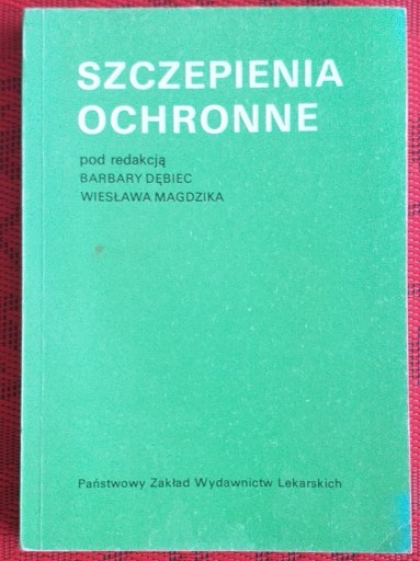 Zdjęcie oferty: Szczepienia ochronne Praca zbiorowa