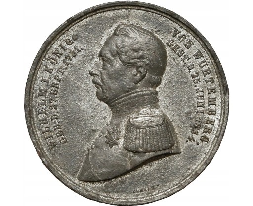 Zdjęcie oferty: Niemcy Wirtembergia Medal Wilhelm I 1884